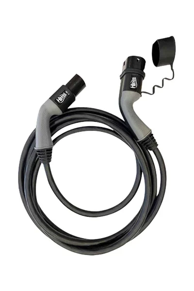 22kW Elektrikli Araç Şarj Kablosu (Type 2, 10m)