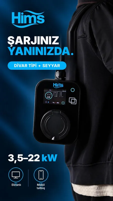 Şarj cihazınız sizinlə