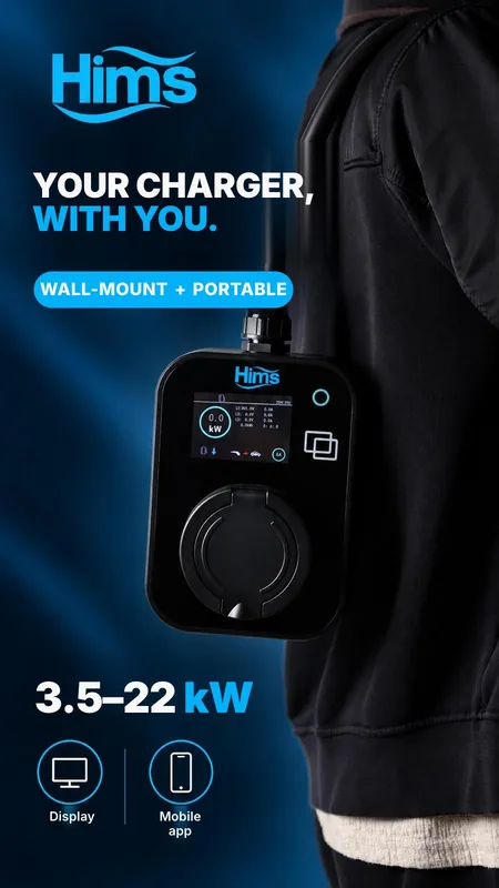 Your charger, with you