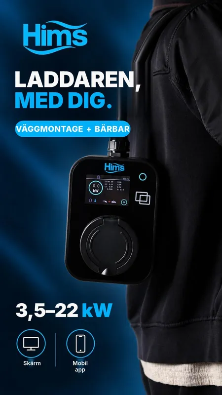 Laddaren följer med dig