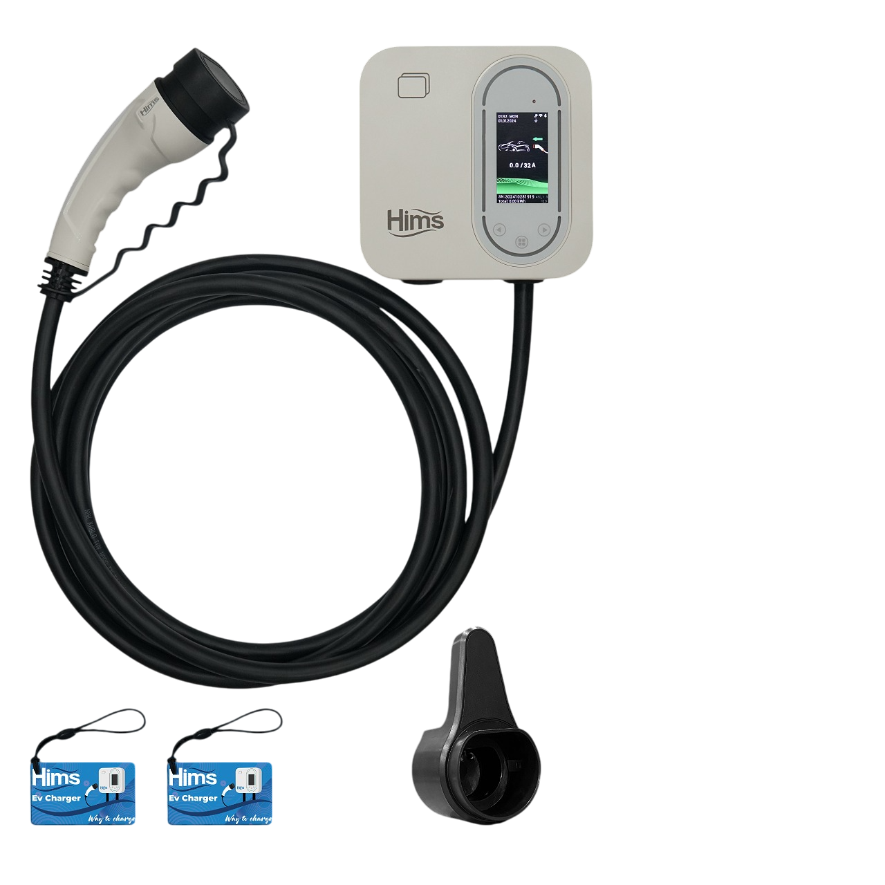 HCDK 22kW Duvar Tipi AC Şarj İstasyonu