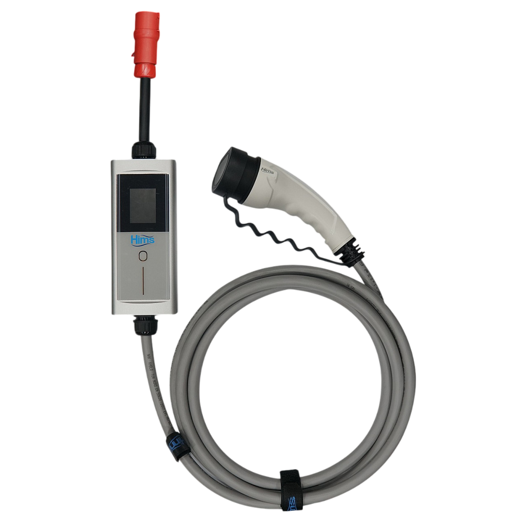 HCTK 22kW Sanayi Tipi Konnektörlü Taşınabilir AC Şarj İstasyonu